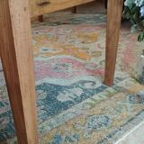 Solid oak farmhouse table 260x100
