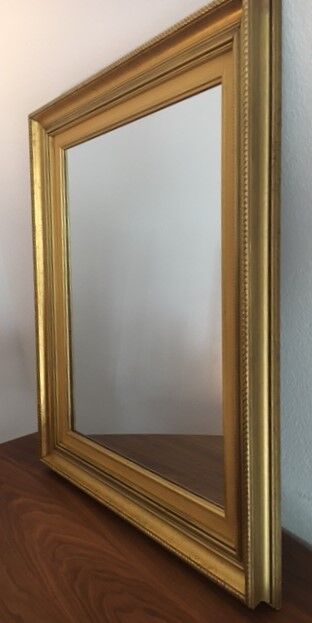Mirror gilded wood 65 cm x 45cm