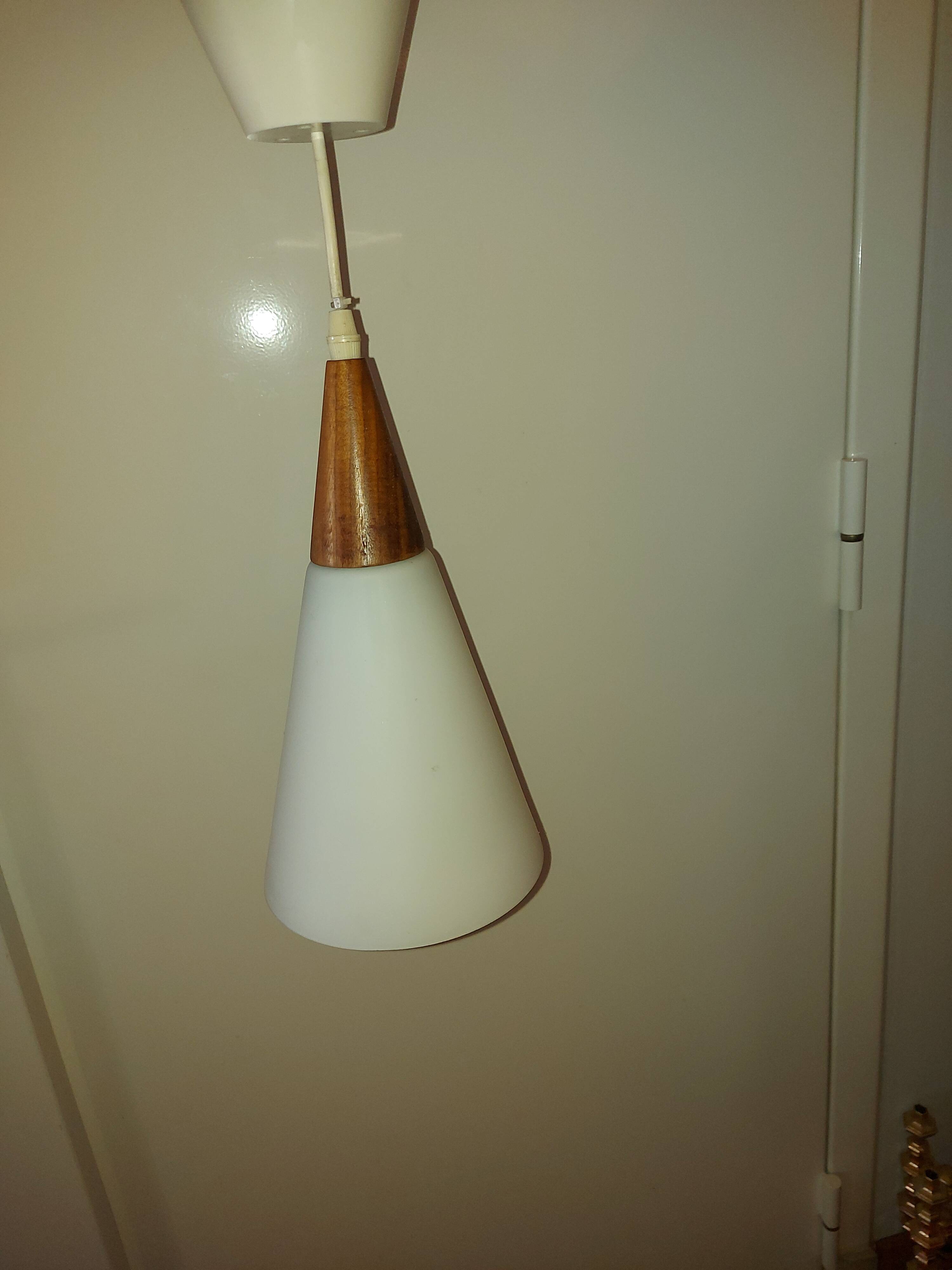 Chandelier, philips pendants, louis kalf