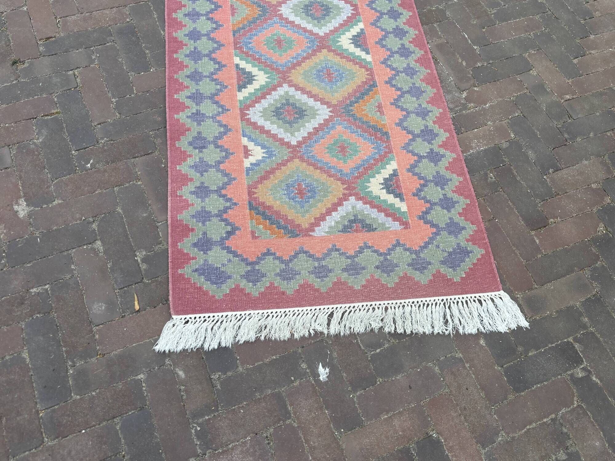 Vintage Kilim Rug – Small Runner 240x76