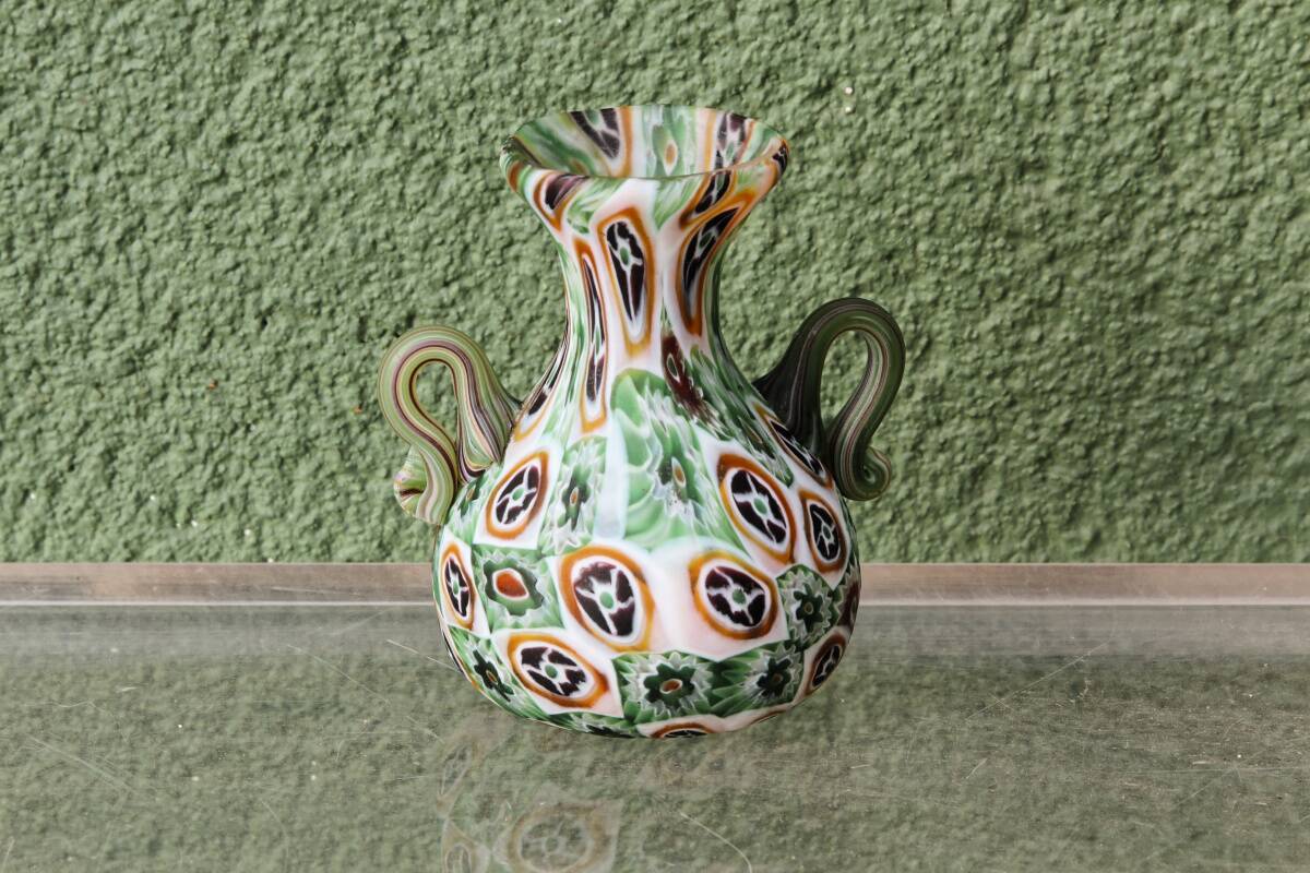 Small Murano Millefiori vase, Fratelli Toso
