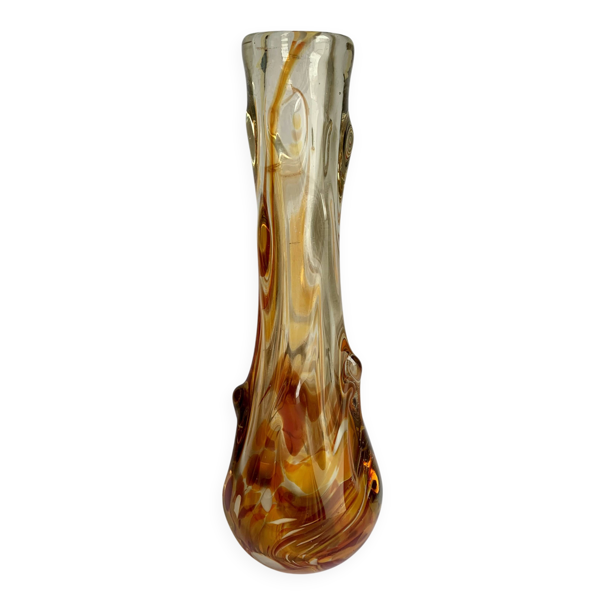 Vintage Glass Vase, 1970s