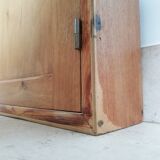 Armoire double en bois, murale