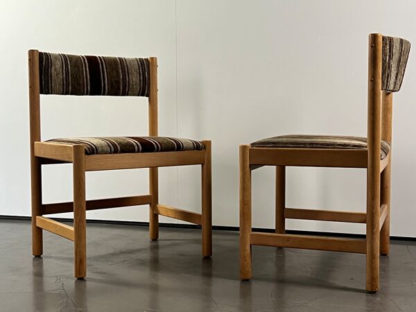 Paire de chaises de Borge Mogensen pour Karl Anderson, signées