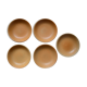 Lot de 5 assiettes creuses en grès