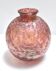Pink Iridescent Etched Blown Glass Vase "Diaspora" by Loetz