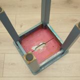 Pine stool, Danish design, 1950s, manufacture: Denmark