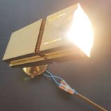 Paire de spots appliques murales loft space age années 70