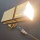 Pair of 1970s loft-style space age wall spotlights
