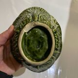 Saucière barbotine vintage et majolique