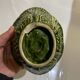 Vintage barbotine and majolica sauceboat