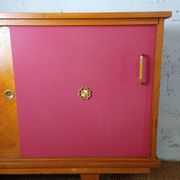 1950s enfilade with three sliding doors