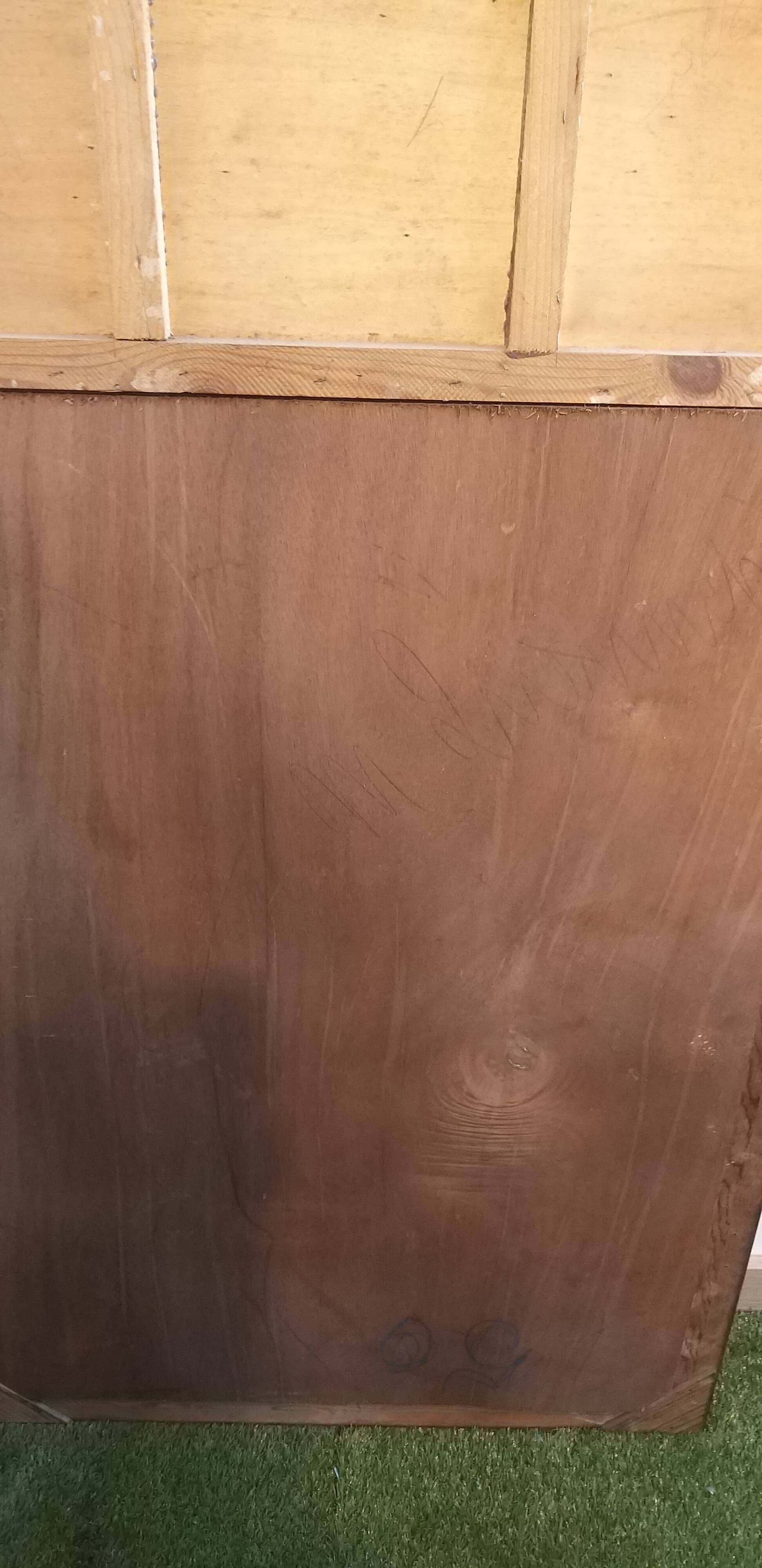 Golden trumeau mirror 73x135cm