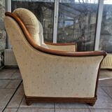 Pair of signed Jacques Leleu armchairs