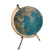 Globe vintage 1974 terrestre verre tripode Taride