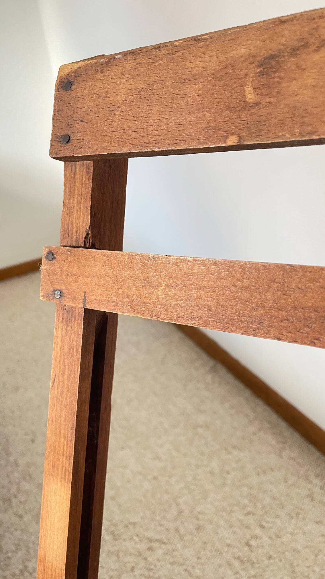 Antique folding chair