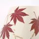 Dark wood ball lamp, lampshade with Erable leaves