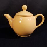 Théière en céramique jaune
