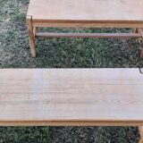 Paire de bancs d'Ilmari Tapiovaara