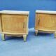 Pair of art deco bedside tables 40s