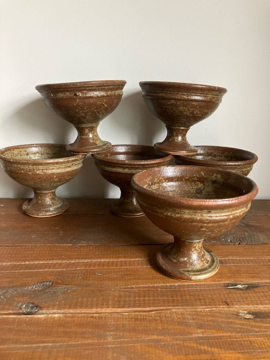 6 stoneware bowls
