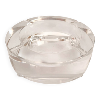 Monumental Czech Moser ashtray made of hand-cut crystal.