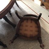 Set of 6 English chairs, Louis Philippe period