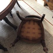 Set of 6 English chairs, Louis Philippe period
