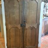 Oak closet doors pair
