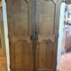 Oak closet doors pair