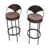 Pair of old bar stools