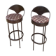 Pair of old bar stools