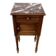 Louis XVI Style Walnut Bedside Table – Early 20th Century
