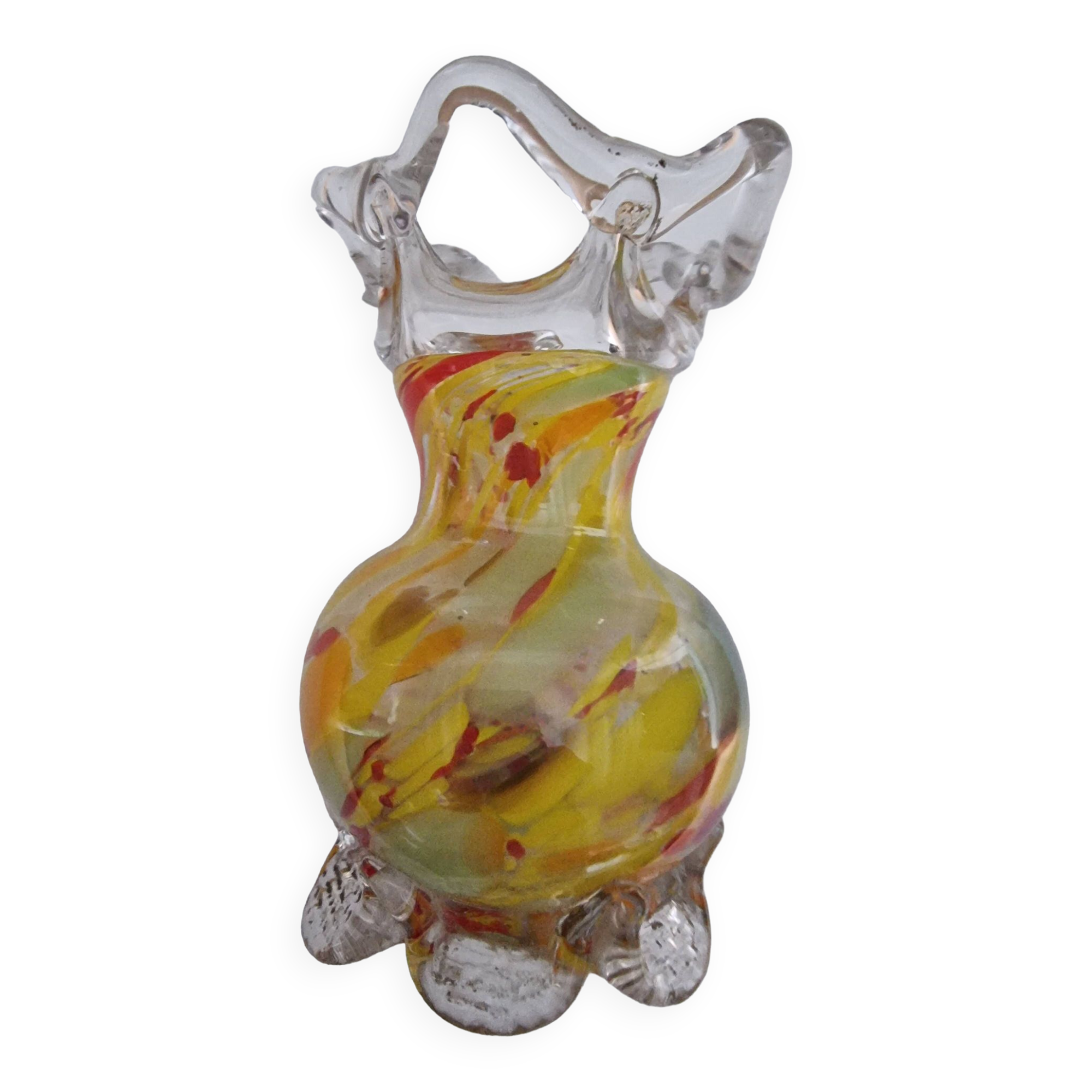 Small multicolor Murano vase