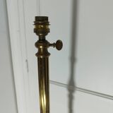 Gilded bronze floor lamp