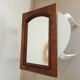 Miroir vintage rustique années 70/80