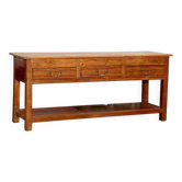 Console à tiroirs en bois