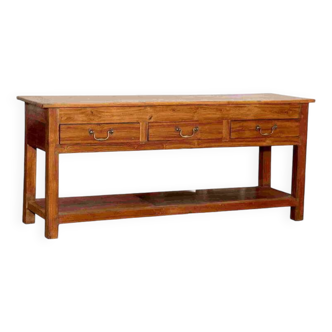 Wooden console with drawers