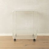 1960s acrylic side table