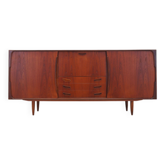 Buffet en teck, design danois, années 1970, production : Danemark