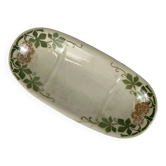 Porte savon KG Lunéville Modèle "Phlox", décor floral, milieu XXe siècle