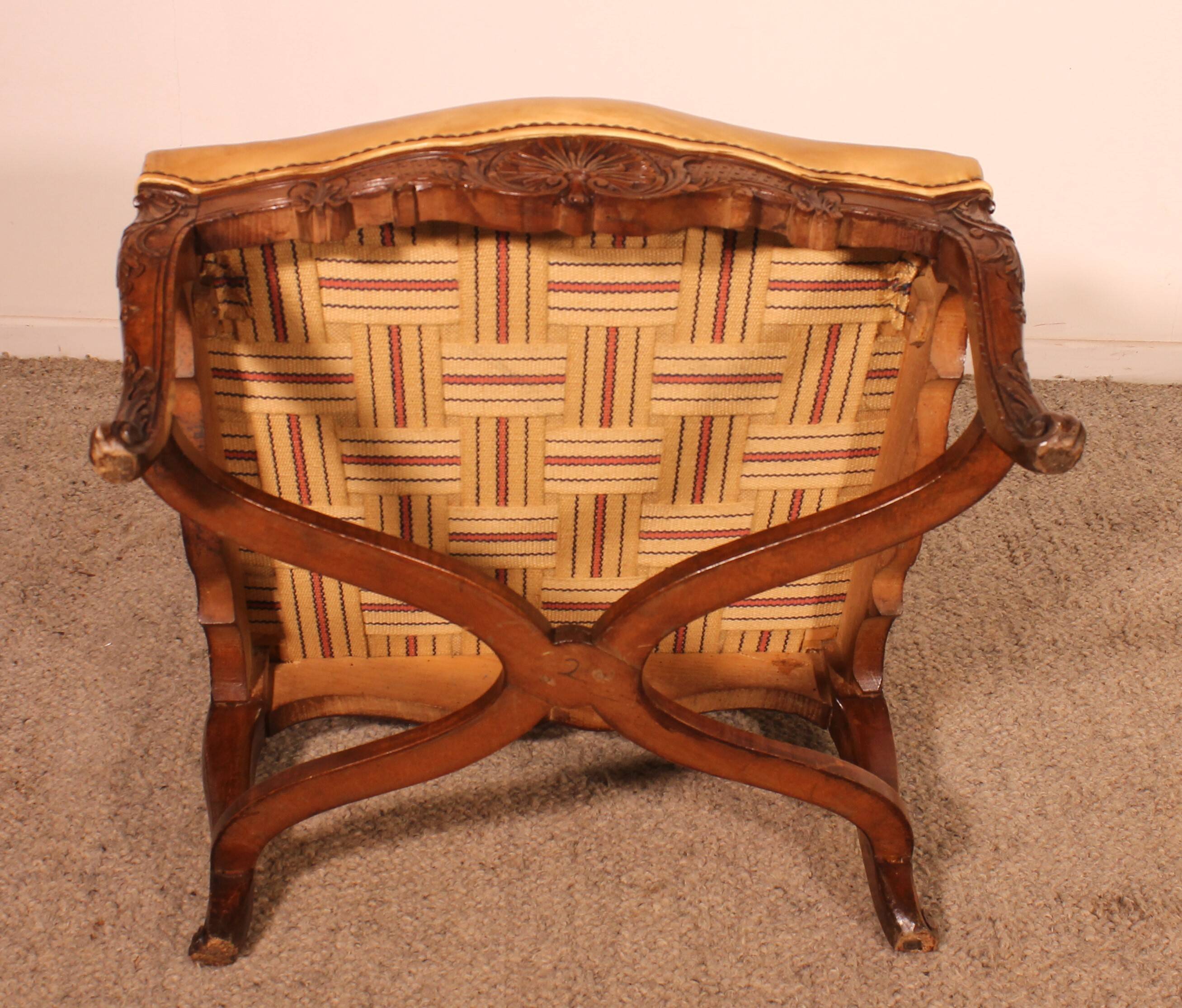 Regency Period Walnut Armchair - 18th Century
