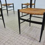 Set of 4 Chiavari Spinetto dining chairs midcentury design