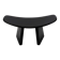 Black wooden Shoggi meditation stool by Alain Gaubert, 1980s vintage