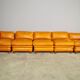 Frau sectional leather sofa from the 70s