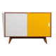 Yellow and white chest of drawers by Jiri Jiroutek, model U-452, 1960