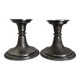 Silver candlesticks by TH HENRY
