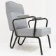 Fauteuil Picardie de Jacques Hitier pour Tubauto, 1950