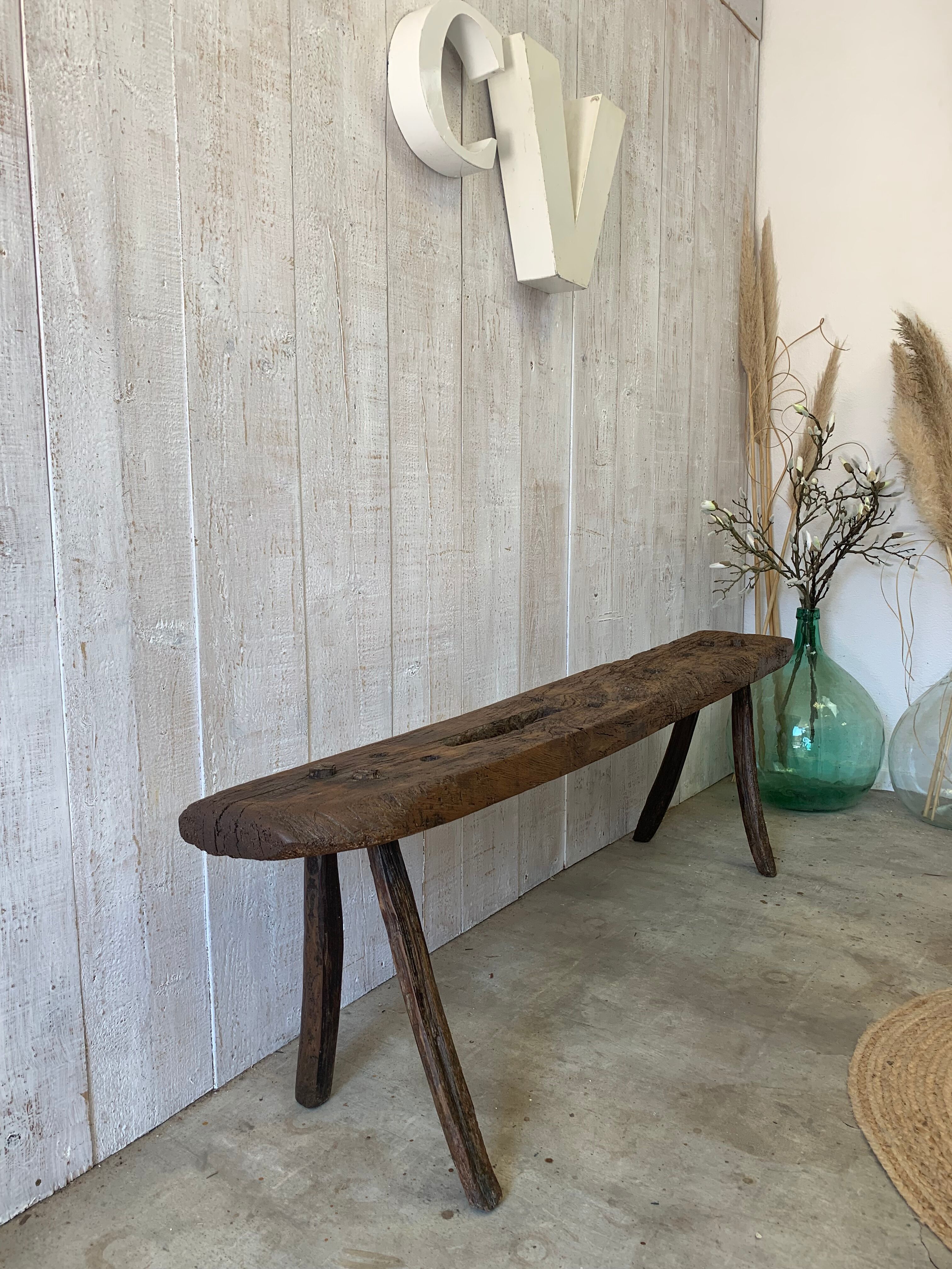 Banc  de tonnelier ancien