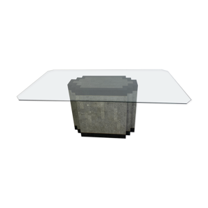 table à manger postmoderne - marbre